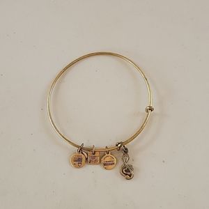 Alex and Ani Sweet Melody Musical Note Goldtone Bracelet